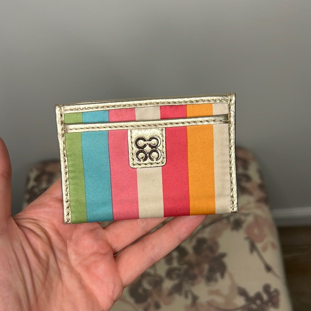 Coach card holder